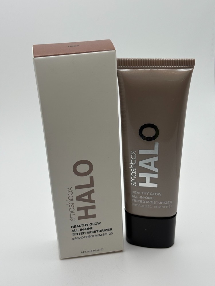 Smashbox Halo Healthy Glow Tinted Moisturizer SPF25 - Deep - 1.4 fl oz NIB
