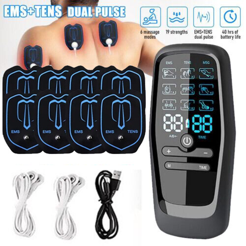 27 Modes Tens Unit Muscle Therapy Pain Relief Stimulator Machine Pulse Massager~