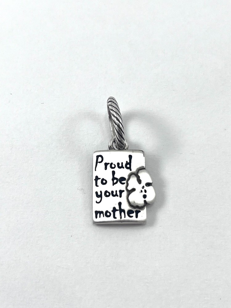 Brighton Pensieri Proud To Be Your Mother Silver Charm JC1910