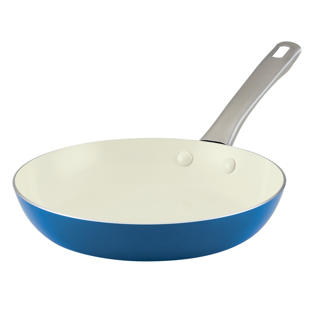 10-Inch Blue Ceramic Nonstick Frying Pan by Vibrance