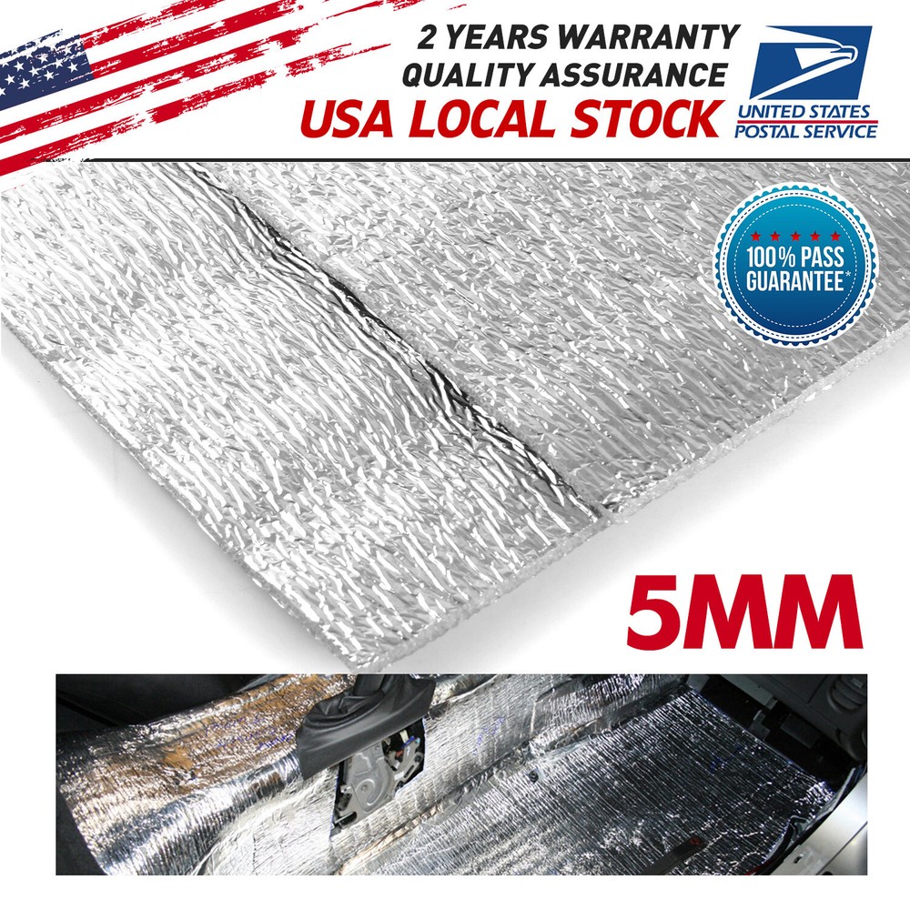 32sqft  Sound Deadener Car Heat Shield Insulation Noise Reduce Floor Mat