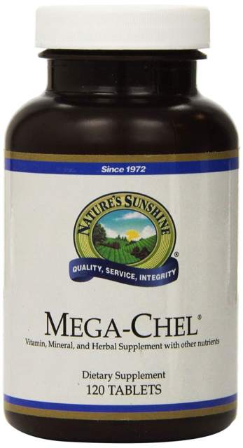 Nature’s Sunshine Mega-Chel Circulatory System Support Tablet - 120 Count