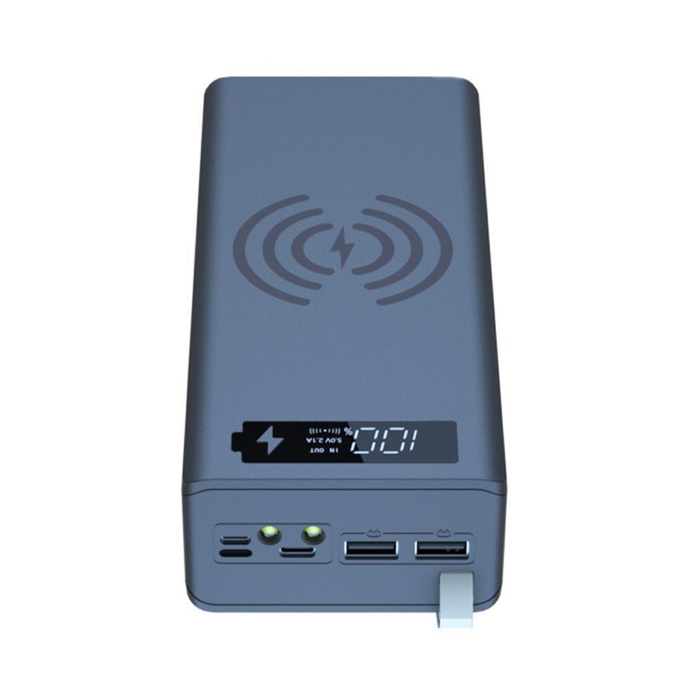 Dual USB Power Bank Case 16*18650 Battery Charger Box DIY Shell Kit L