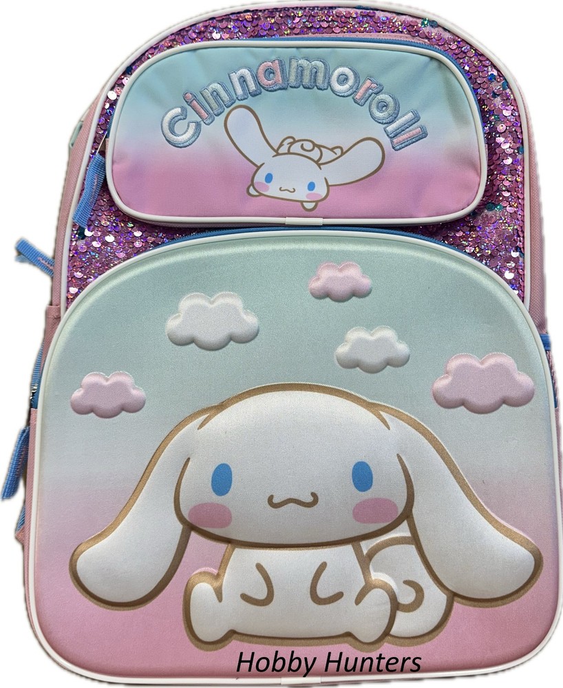 Hello Kitty and Friends 3D Pop-Up Cinnamoroll 16-Inch Large Backpack