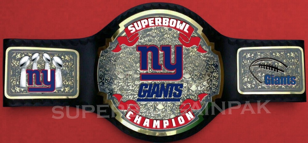 New York Giants Championship Belt Adult size
