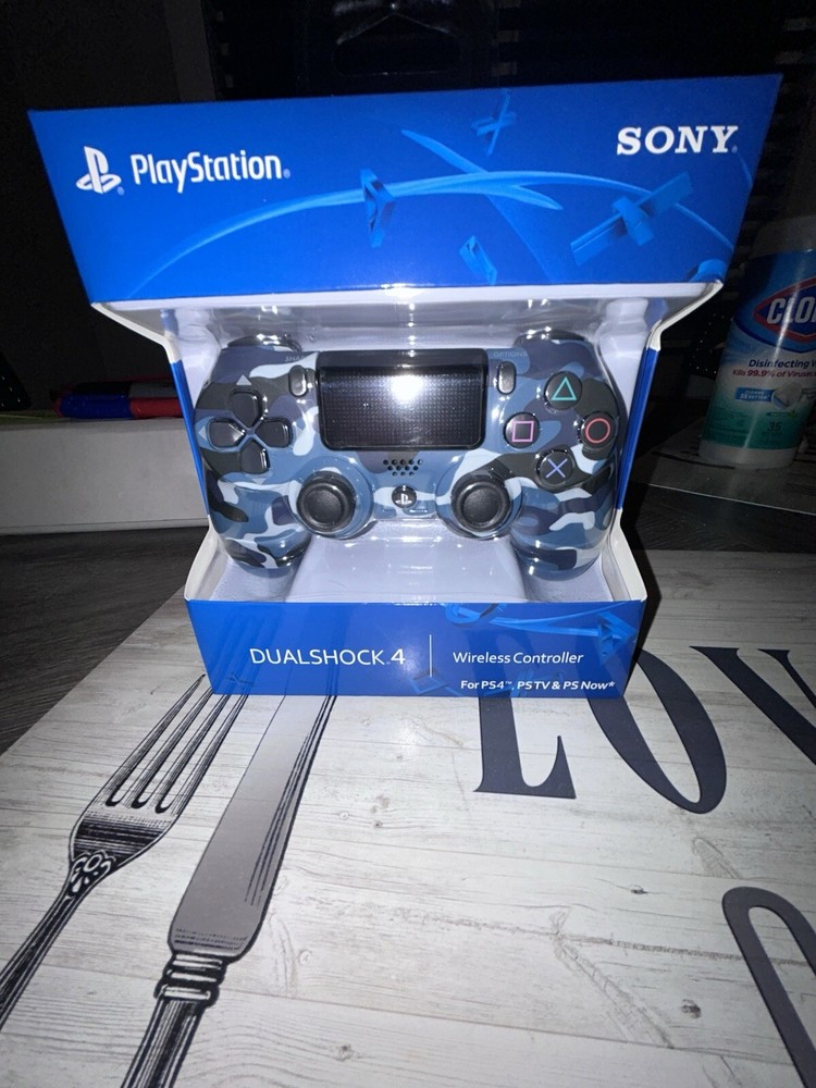 PRELOVED OPEN BOX Sony PlayStation Dualshock 4 V2 Controller - Blue Camouflage