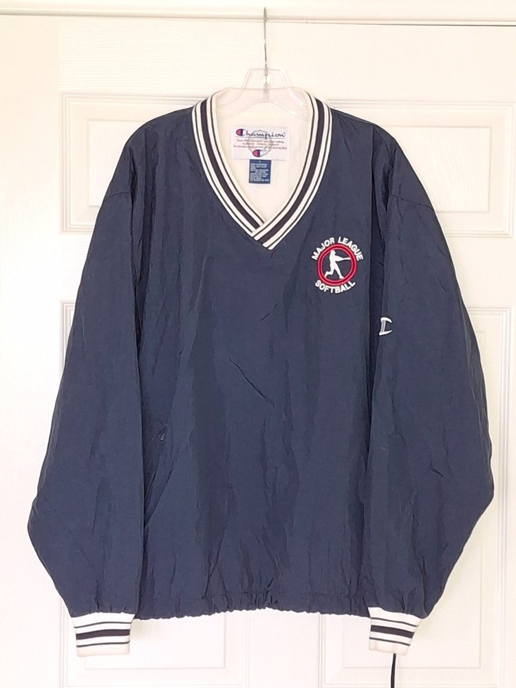 Major League Softball Vintage Champion Windbreaker Men's/Unisex Size Large