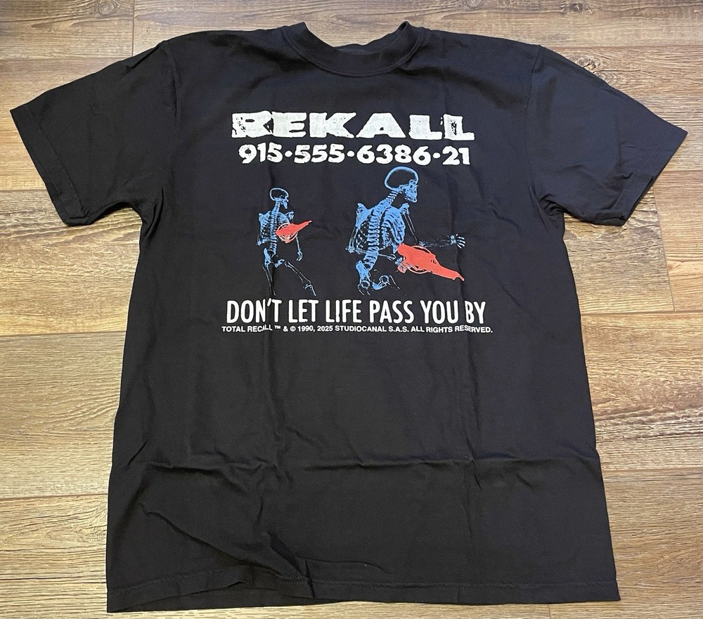 Total Recall 1990 Movie - Graphic Promo Shirt Mens Large Tee