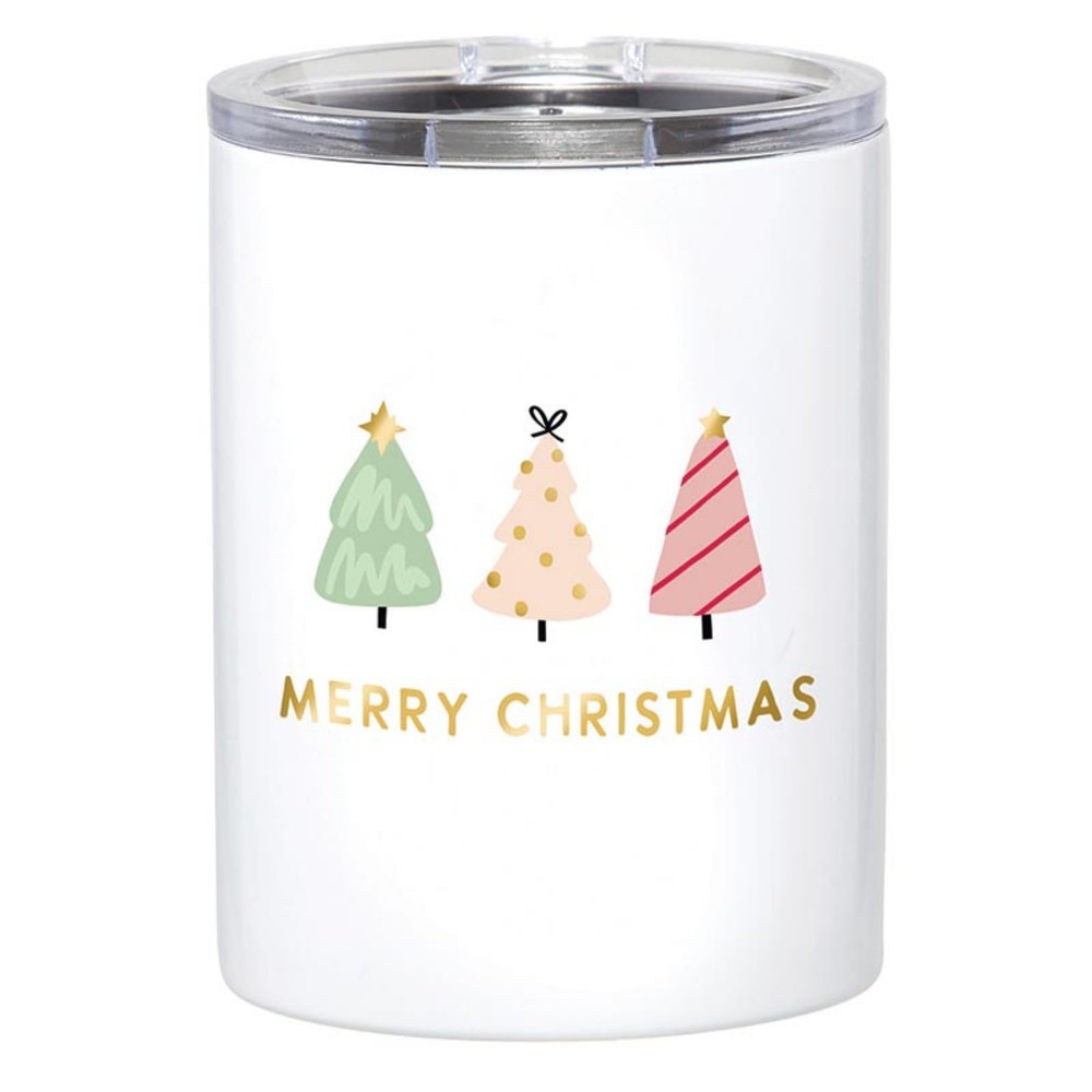 Holiday Travel Tumbler Stainless Steel Insulated Tumbler with Slider Lid, 12-...