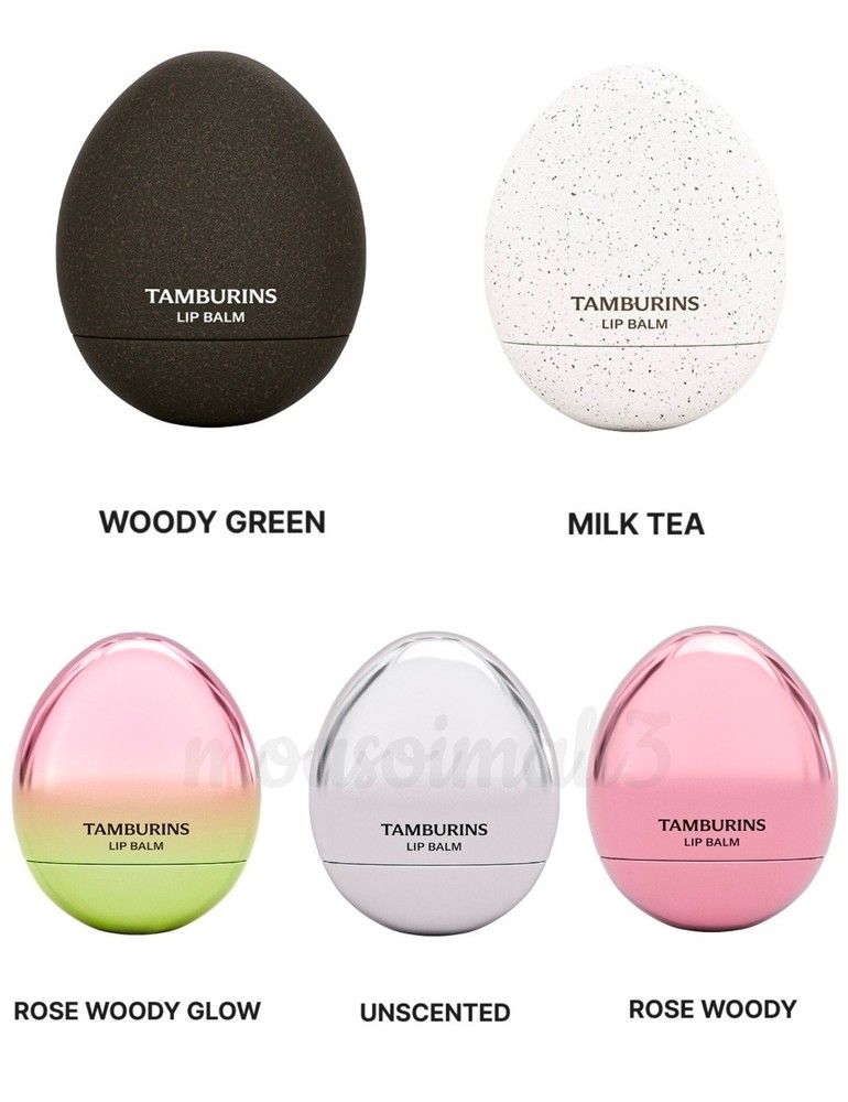 TAMBURINS Egg Lip Balm 5 Types 5g / 0.17 fl. oz. K Beauty