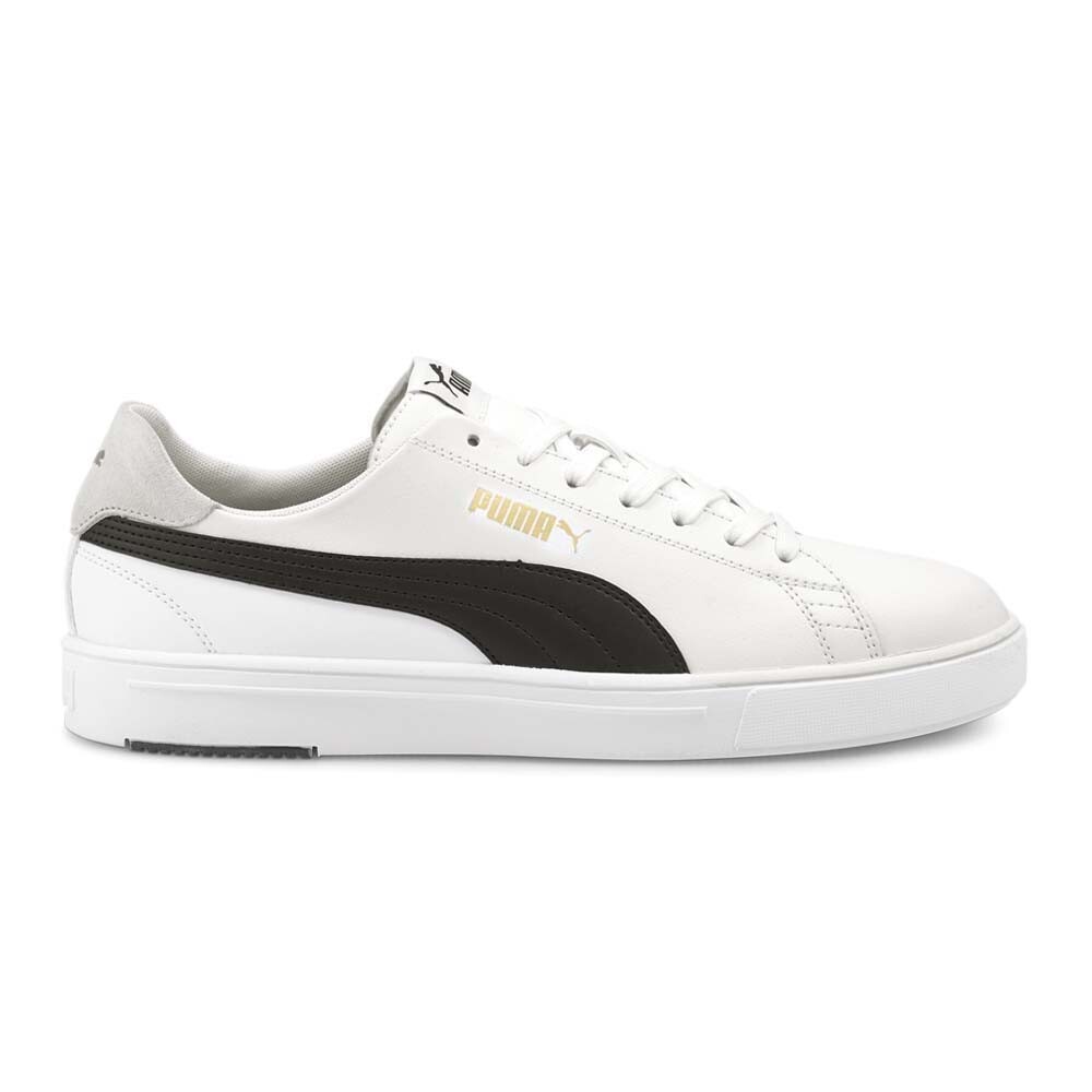 PUMA Serve Pro Lite Mens White Lace-Up Sneakers Casual Shoes 37490208