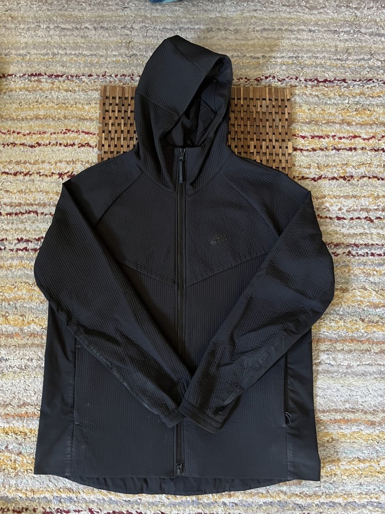Nike Tech Fleece Hoodie Hoody Jacket Black Full Zip Men's Size XL
