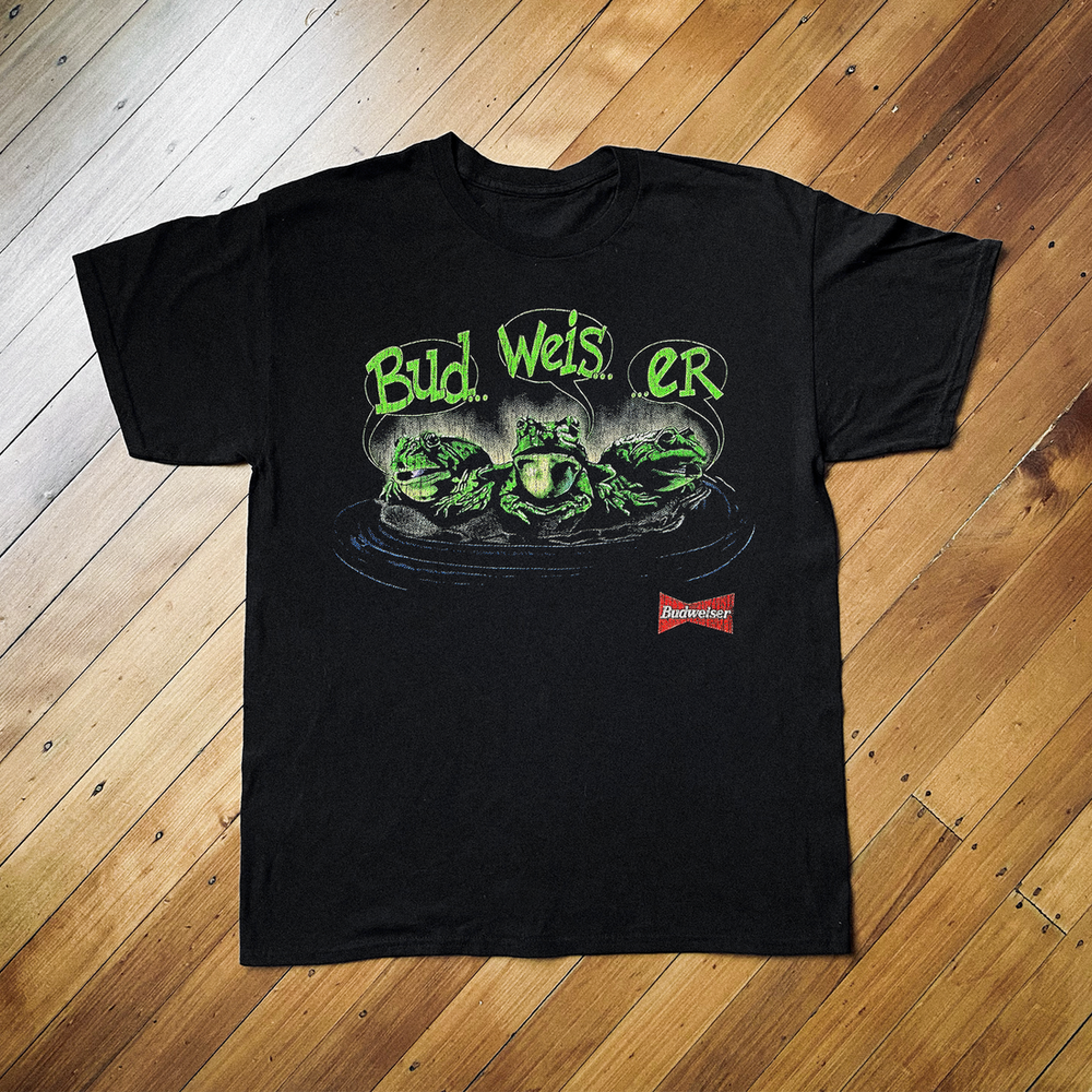 Vintage Budweiserrr Beer Tee Classic Logo T Shirt S-5XL