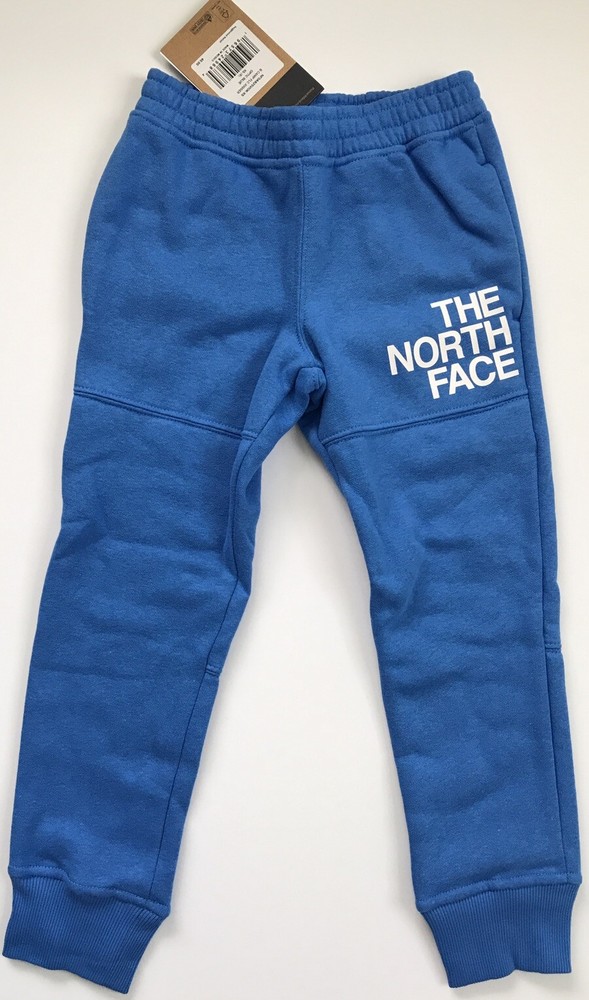 The North Face Boys XS 6 Camp Fleece Jogger Pants Blue NWT