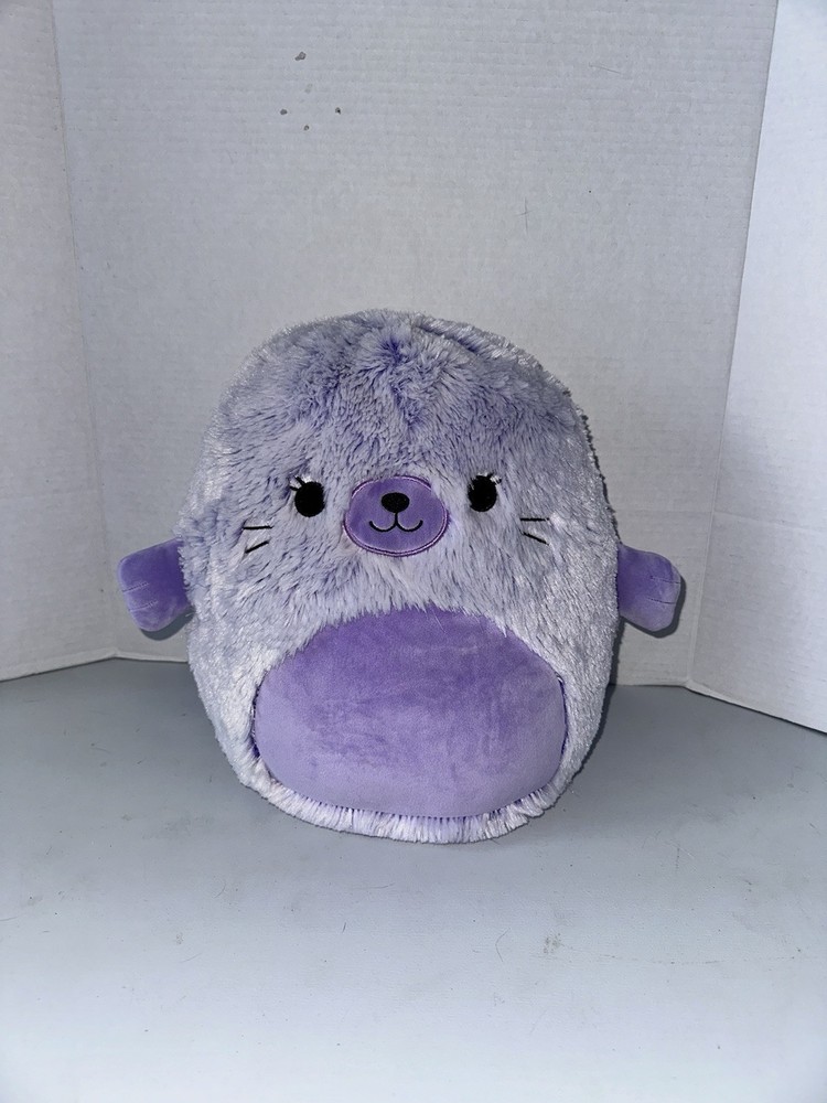 Original Squishmallows Ellen the Seal FuzzAMallow Fuzzy 12