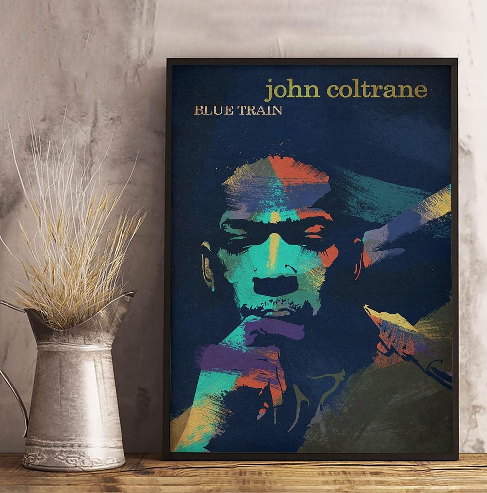 cute, Coltrane Colorful Poster cute, Jazz Music Legend Wall Art, American Poster