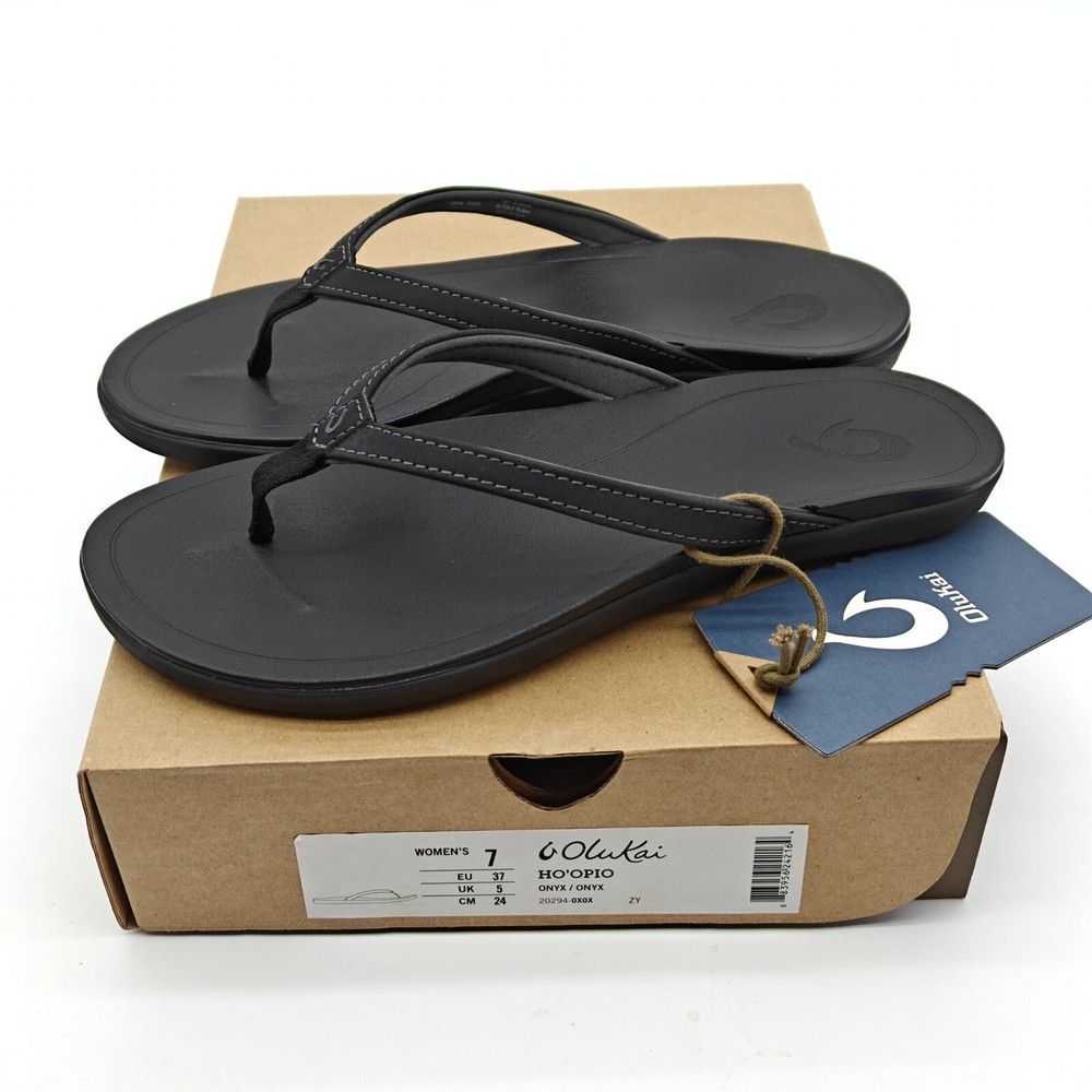 OluKai Womens HoOpio Slip On Thong Sandals Size 7 OXOX