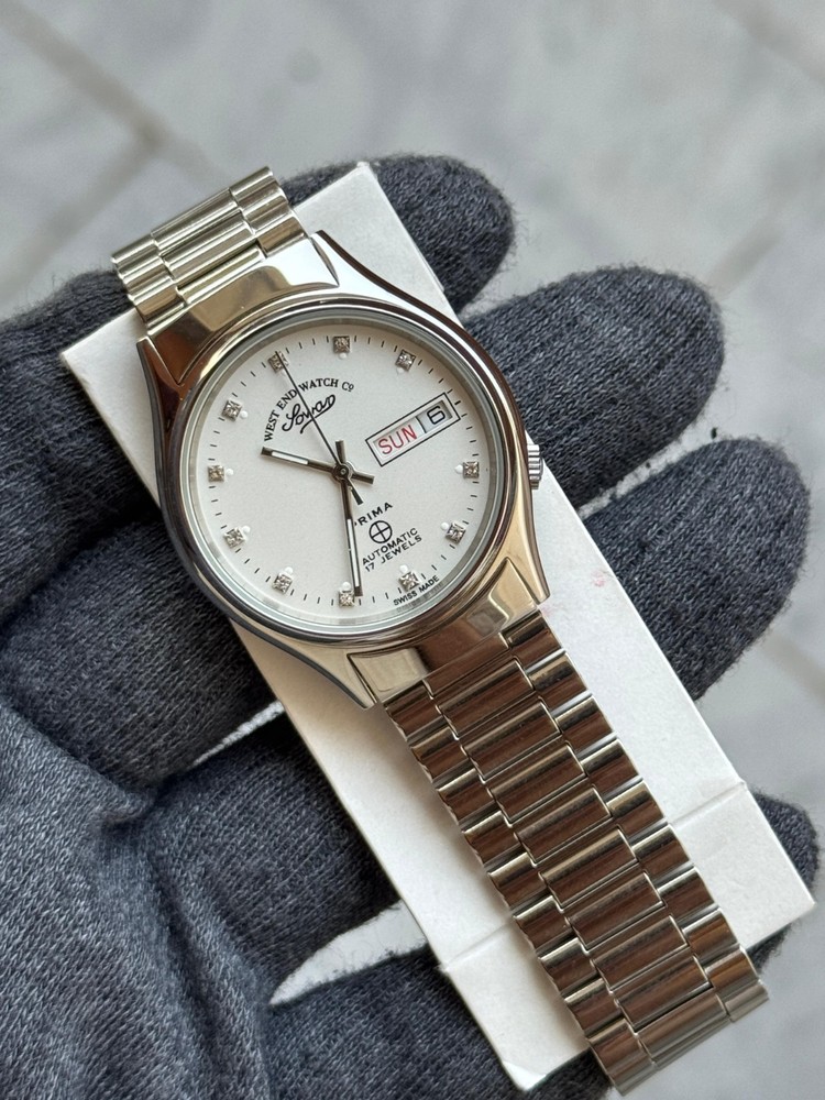 Vintage West End Prima Automatic Day/Date Mens Wrist Watch-image