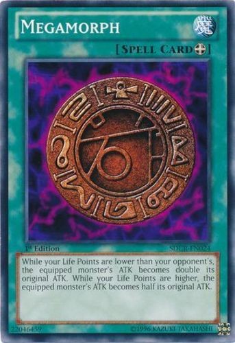 Megamorph SDCR-EN024 Common 1st Edition Heavily Played Yugioh Card
