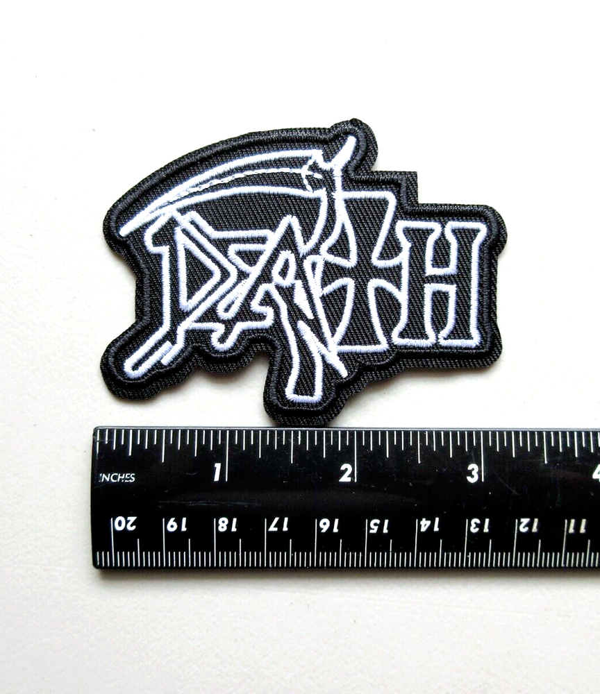 🔥DEATH METAL BAND MUSIC HAT BATTLE JACKET VEST EMBROIDERED IRON ON PATCH
