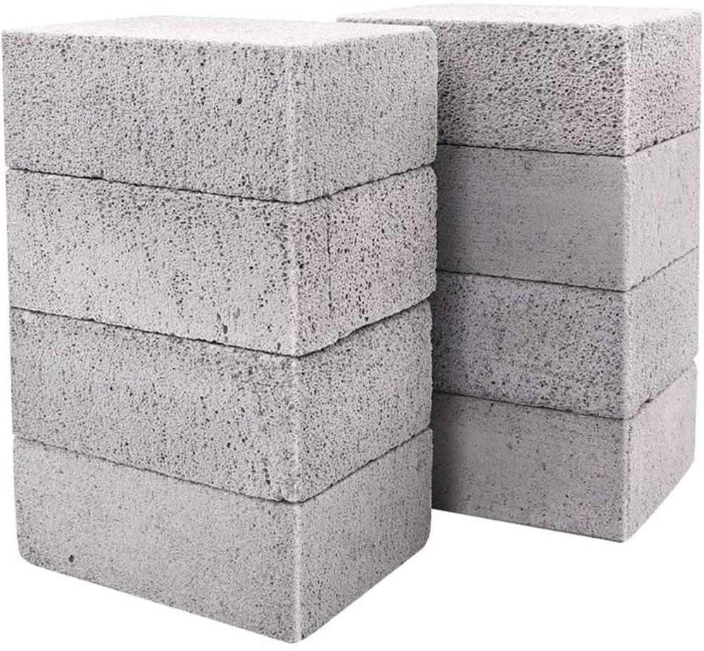 8-Pack Pumice Grill Cleaning Stones for BBQ Griddle Scrub