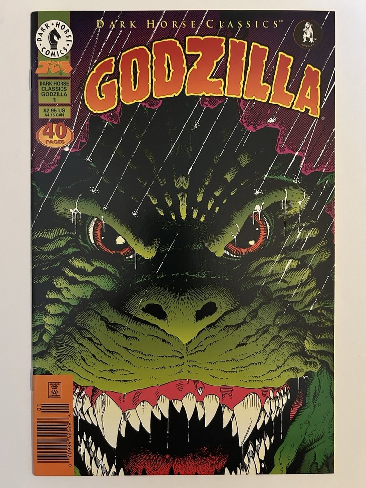 Godzilla King of Monsters Issue 1 Art Adams Newsstand Edition Dark Horse Comics 1998 NM+ Condition