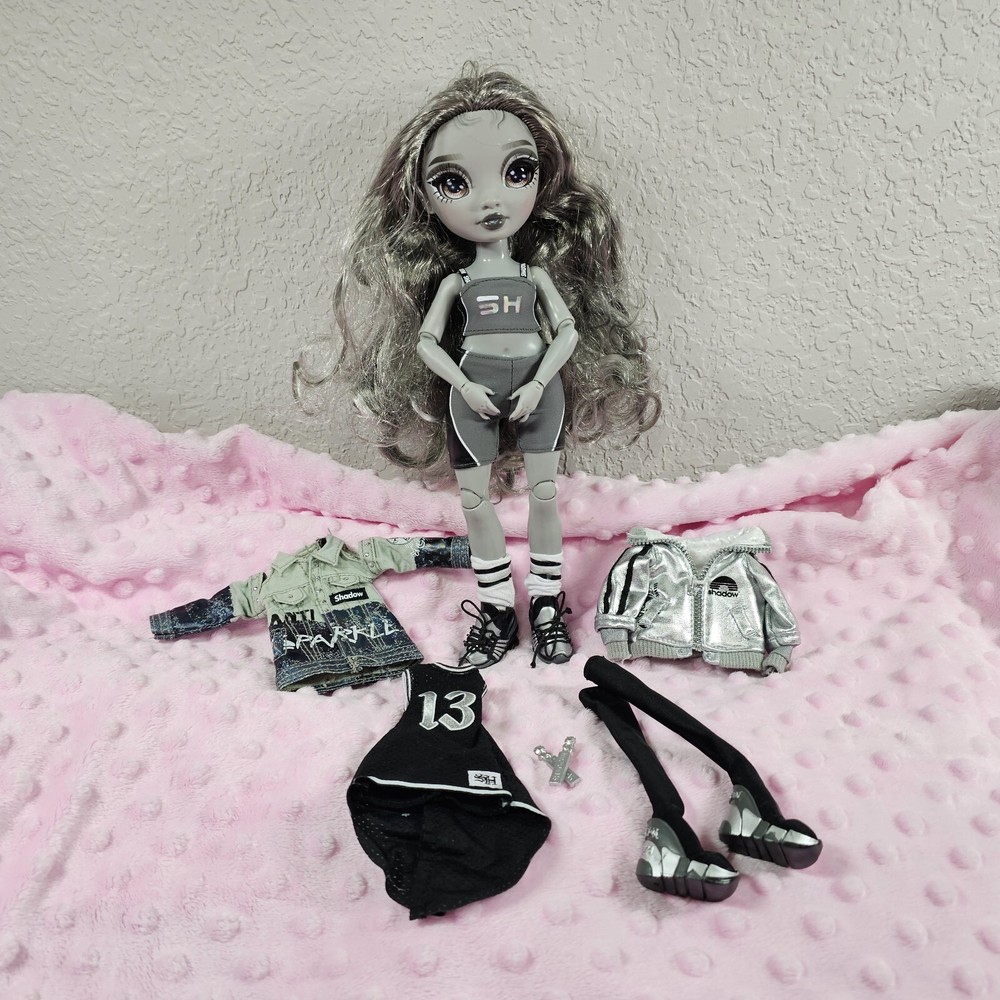 Rainbow High Nicole Steel Grayscale Fashion Doll with Outfits