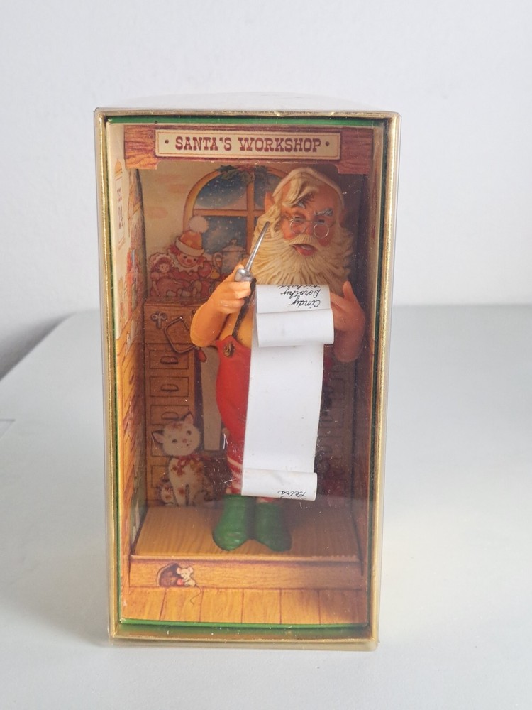 Hallmark Keepsake 1980 Checking It Twice Special Edition Santa Ornament