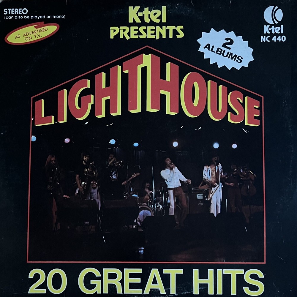 Lighthouse –20 GREAT HITS-2XLP-original 1975-Limited Edition-K-tel NC440-Canada