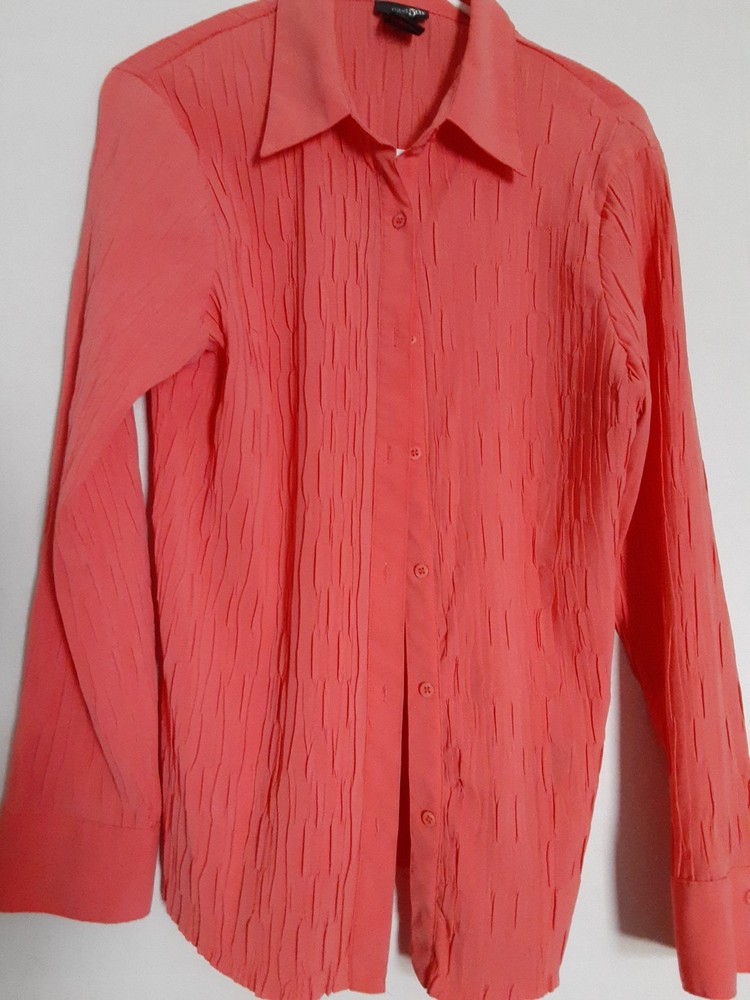 East 5th Coral Button Up Womens Xl Top
