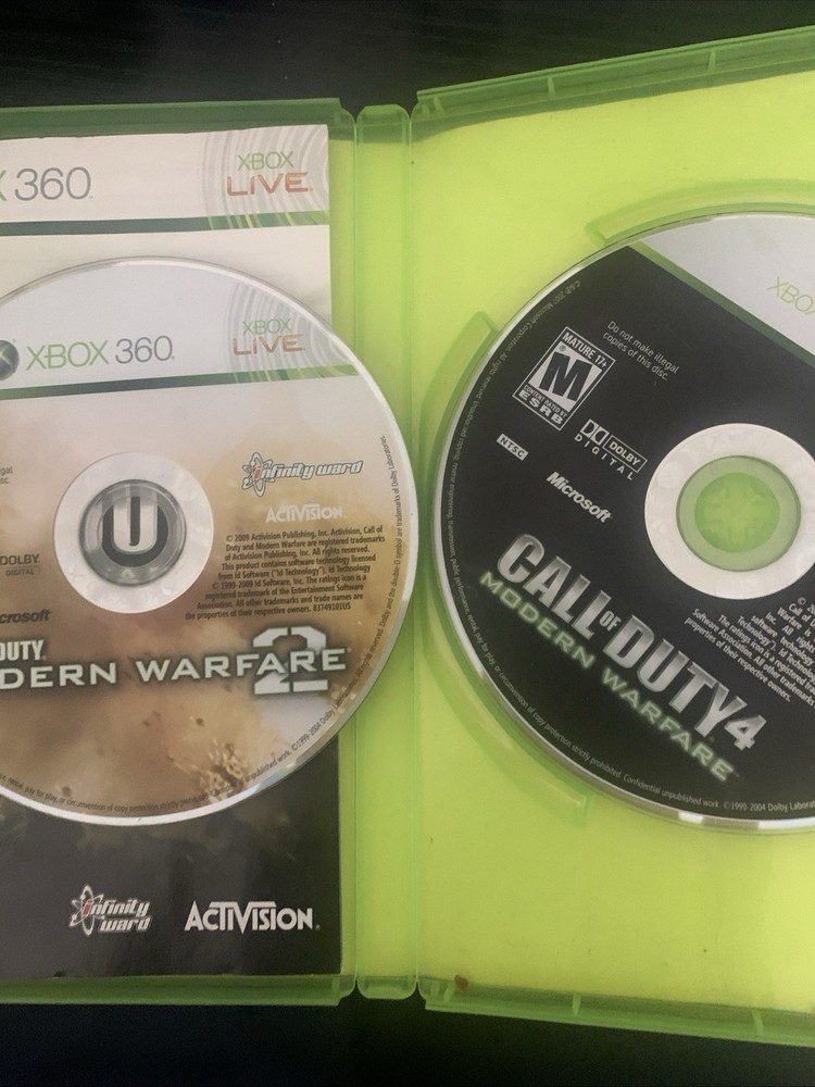 Modern Warfare Trilogy MW1 MW2 MW3 Xbox One Backwards Compatible  