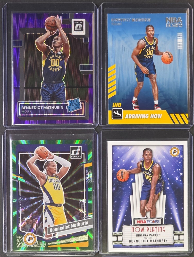 BENEDICT MATHURIN  4-Card Lot ⭐️ Purple Shockwave/Green Holo Laser