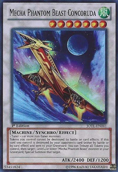 Mecha Phantom Beast Concoruda JOTL-EN041 Super Rare 1st Edition NM