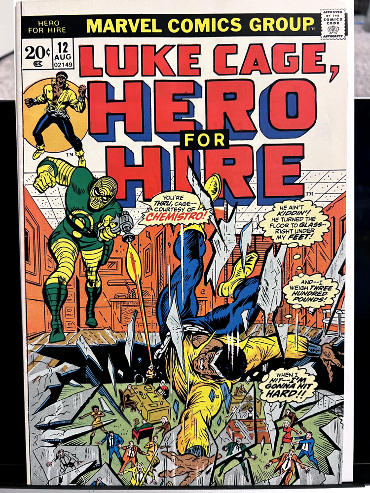 Luke Cage Hero For Hire #12 VF+ Chemistro