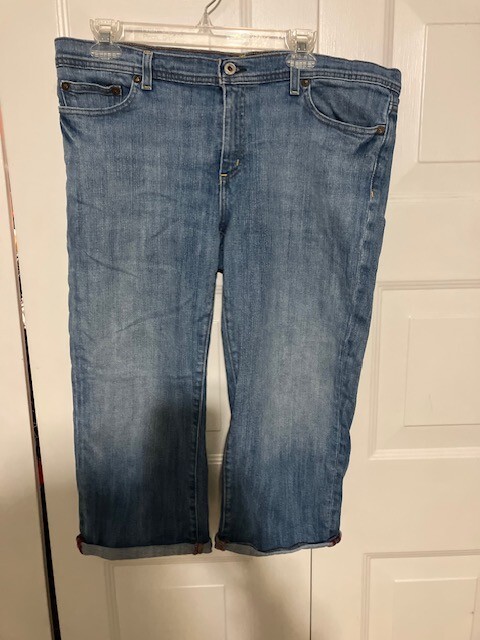 Ralph Lauren Polo Jeans Stretch Cropped Jeans Size 16
