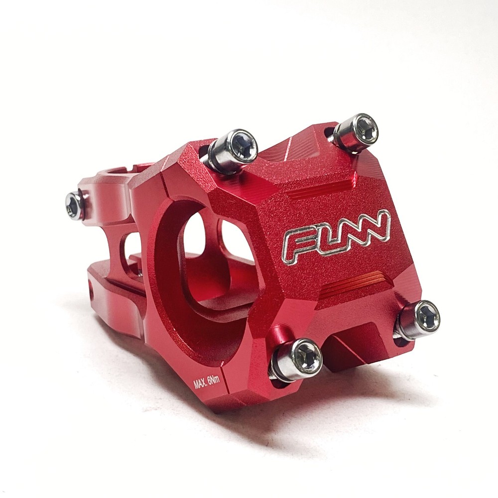 Funn Strippa EVO MTB Stem, Bar Clamp 35mm (Length 45mm, Red)- Clearance Sale-image