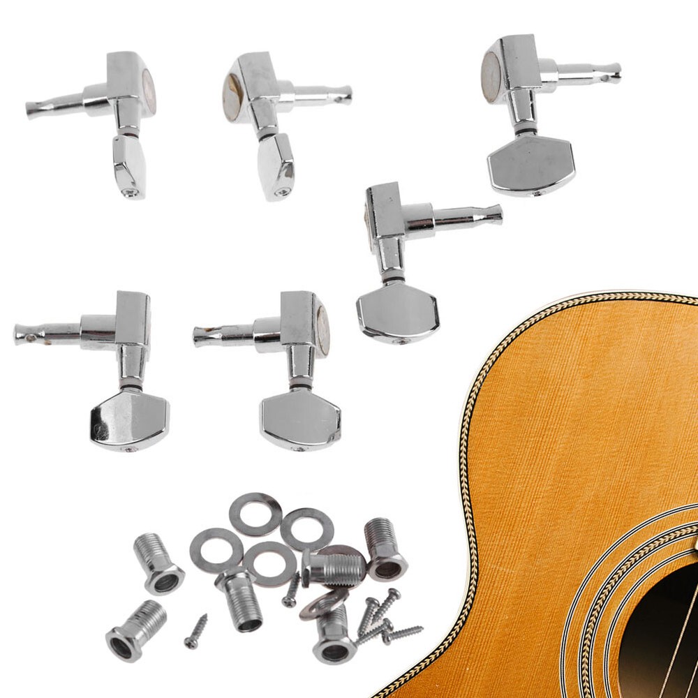 3R 3L Guitar Tuning Keys Fully Enclosed Guitars Tuners Musical Instrument Parts