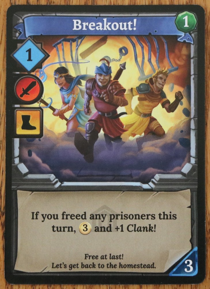 Clank! Breakout! Promo Card Dice Tower 2023 Kickstarter