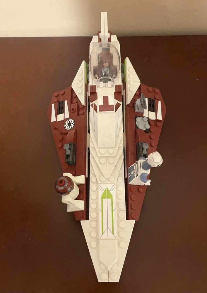 LEGO Star Wars Obi-Wan Kenobi Jedi Starfighter 75333 with 3 minifigures no box