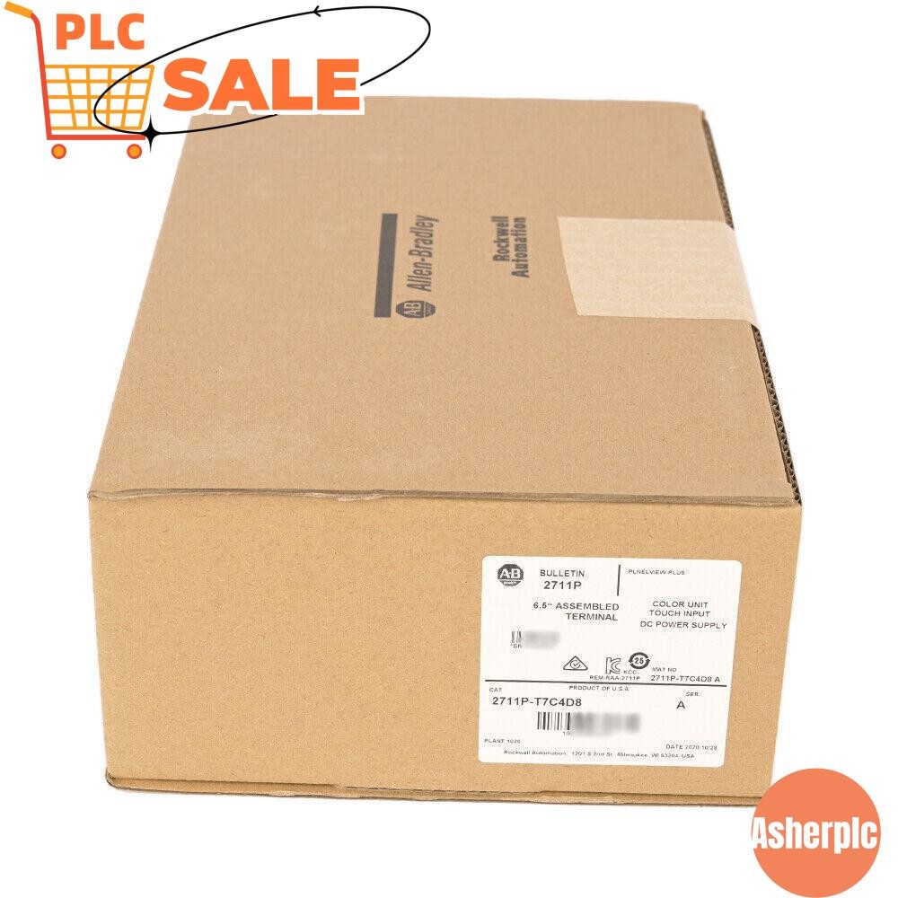 NEW 2711P-T7C4D8 AB PanelView Plus 700 Color/Touch Factory Seal US Free Tax