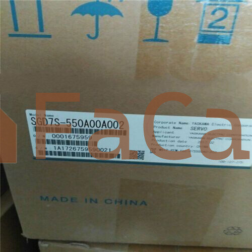 1PCS Yaskawa Servo Driver SGD7S-550A00A002 New