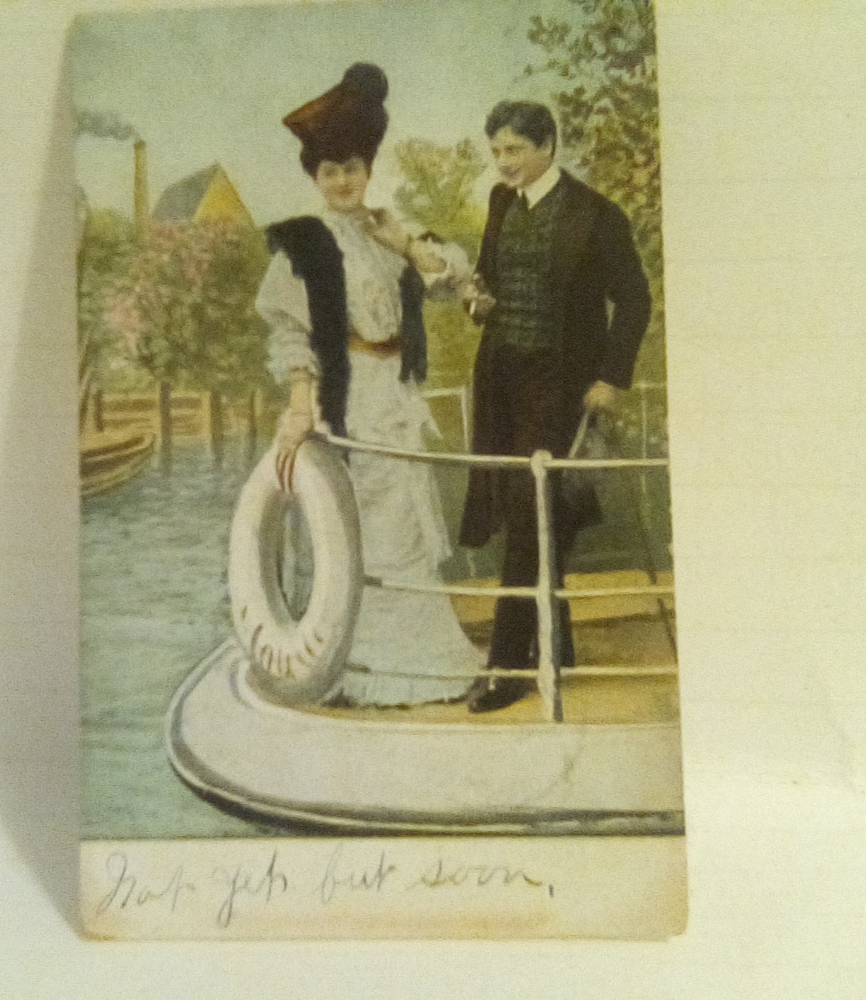 antique postcard 