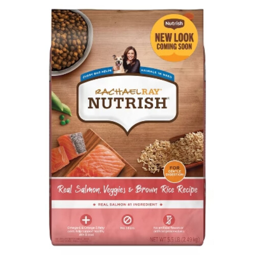 Rachael Ray Gentle Digestion Salmon Veggie Brown Rice Dry Dog Food