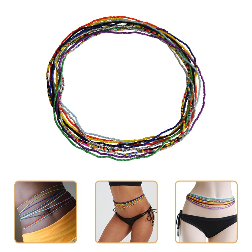 10 Pcs Waist Belly Body Chains for Women - Miss Beads Jewelry