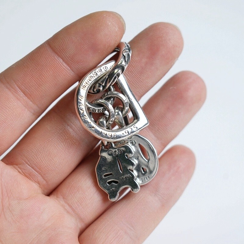 Chrome hearts Bag Bag hanging decorated with sterling silver