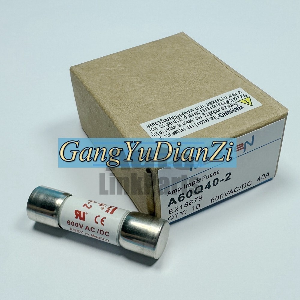 10Pcs/Box New Ferraz Shawmut A60Q40-2 A60Q 40A 600Vac Amp-Trap Fuse 10X38mm