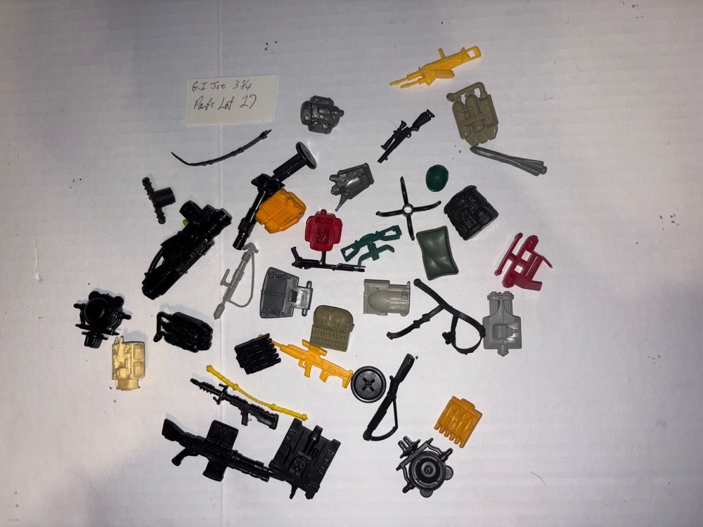 Vintage GI Joe 3 3/4” Loose Accessories Parts Lot #27