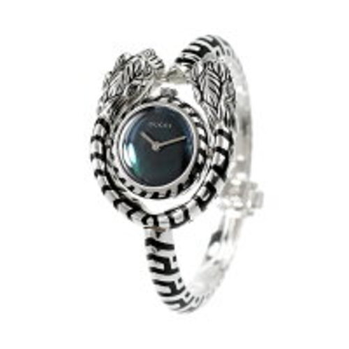 Gucci Quartz Women's Watch YA149501 – Black Mother of Pearl Dial, Analog
