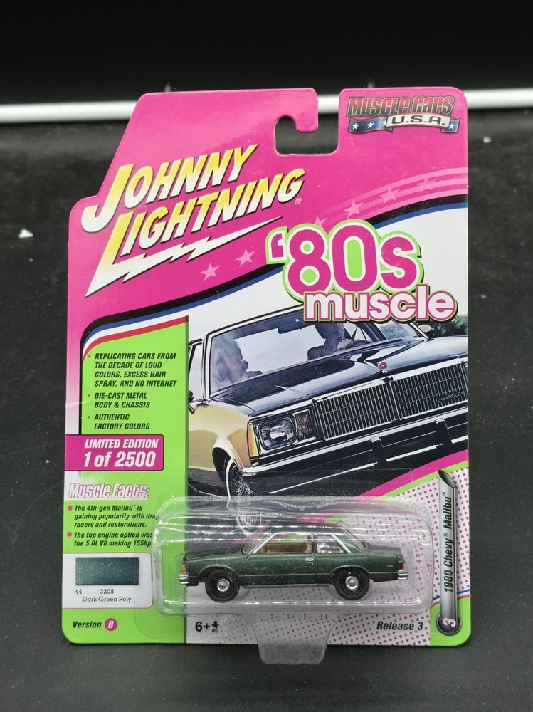 Johnny Lightning 1980 Chevrolet Malibu 1:64 ** 80'S MUSCLE CARS USA
