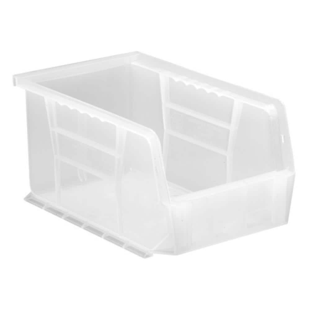 Ultra Series 2.4 Qt Clear Stackable Hanging Bins 12-Pack